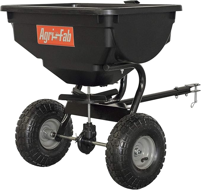 Agri-Fab 85 lb. Tow Broadcast Spreader 45-0530 85 lb. Tow Broadcast Spreader, One Size, Black