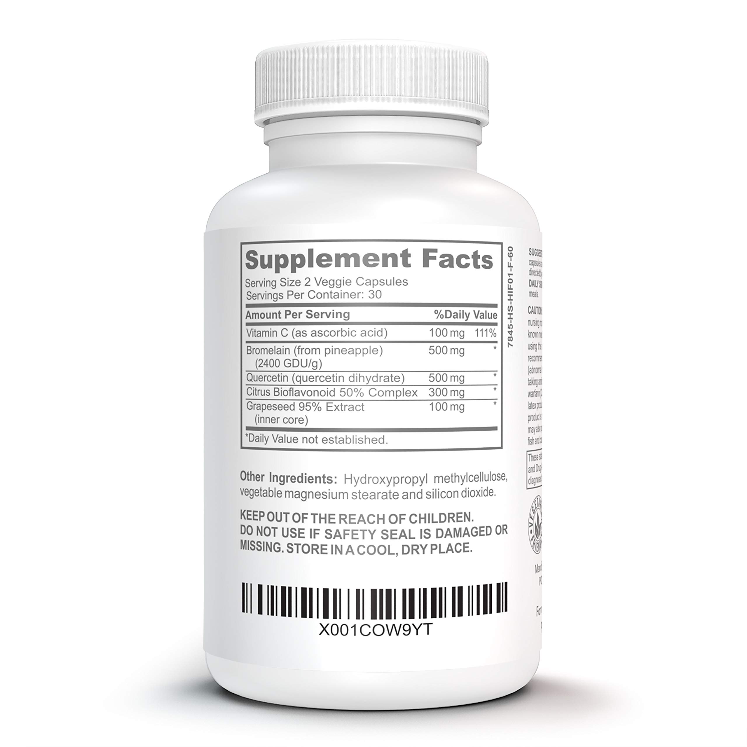 Buy Bromelain & Quercetin Recovery Complex I Post Surgery Recovery I