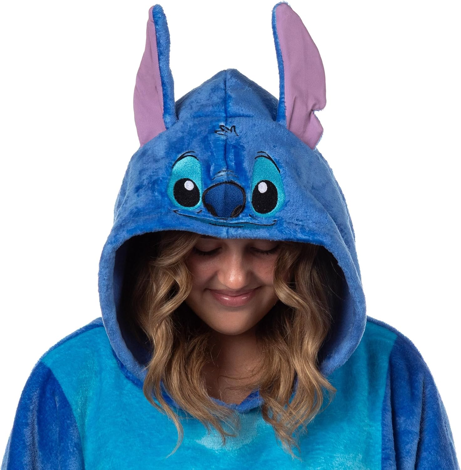 Disney Lilo and Stitch I am Stitch Wearable Blanket Hoodie Oversized Comfy Pullover