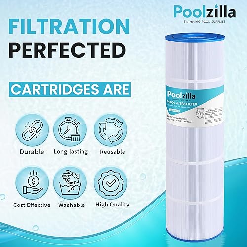 Miniatura 5 de Poolzilla Paquete de 4 cartuchos de filtro de piscina de repuesto para PCC105, Filbur FC-1977, 570-0425-07, Unicel C-7471, R173576, Pentair CCP420,