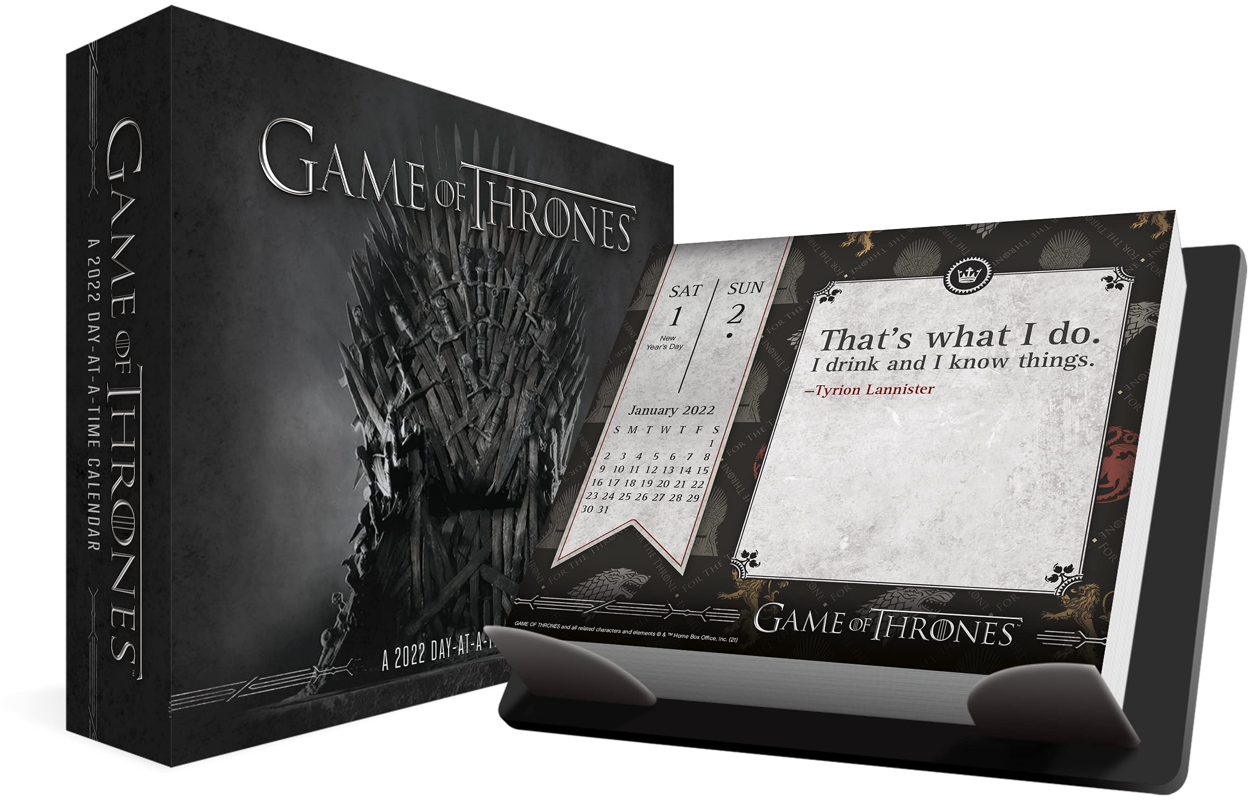 2022 Game of Thrones Day-at-a-Time Box Calendar: Amazon.co.uk: Trends  International: 9781438881485: Books