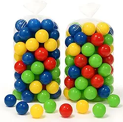 Kit 100|50|200 Bolinhas Coloridas para Piscina Infantil - Não Amassa | BPA Free