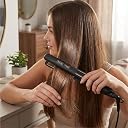Wahl India WCHS6-1524 Argan Oil Infused Straightener; 3 Heat Settings- (180 ℃ – 200 ℃ – 220 ℃); Extra long Ceramic floating plate; LED temperature display, Black and Rose Gold gallery image