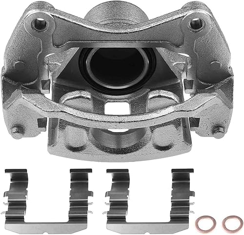 Miniatura 3 de 1pc Disc Assembly Front Left Driver Side Steel Metallic 1-Piston with Bracket Koup DBCWBFKFFKF2FL 58180-1MA10 581801MA60