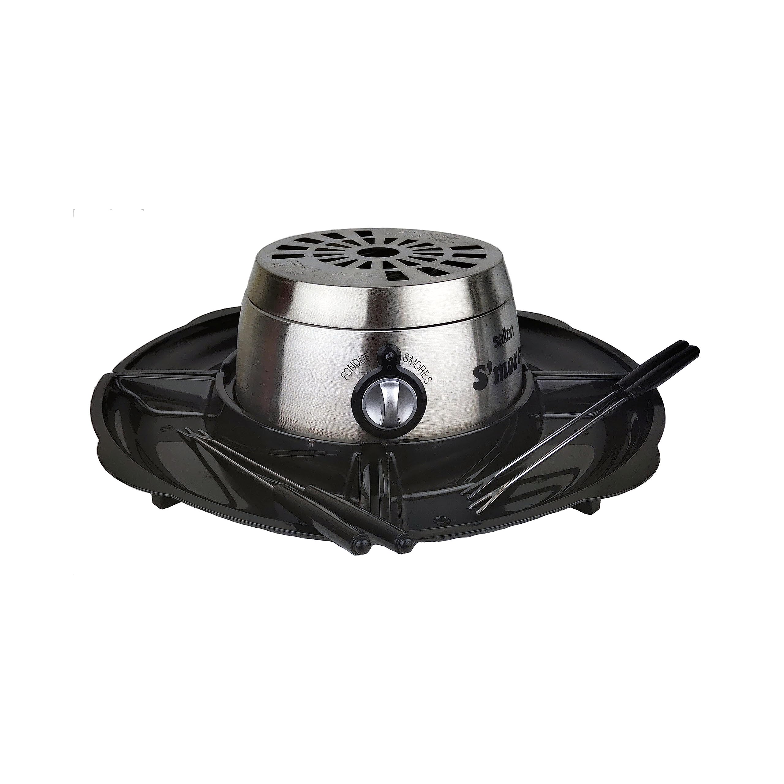 Salton SP1717 Fondue au Chocolat en Acier Inoxydable Noir