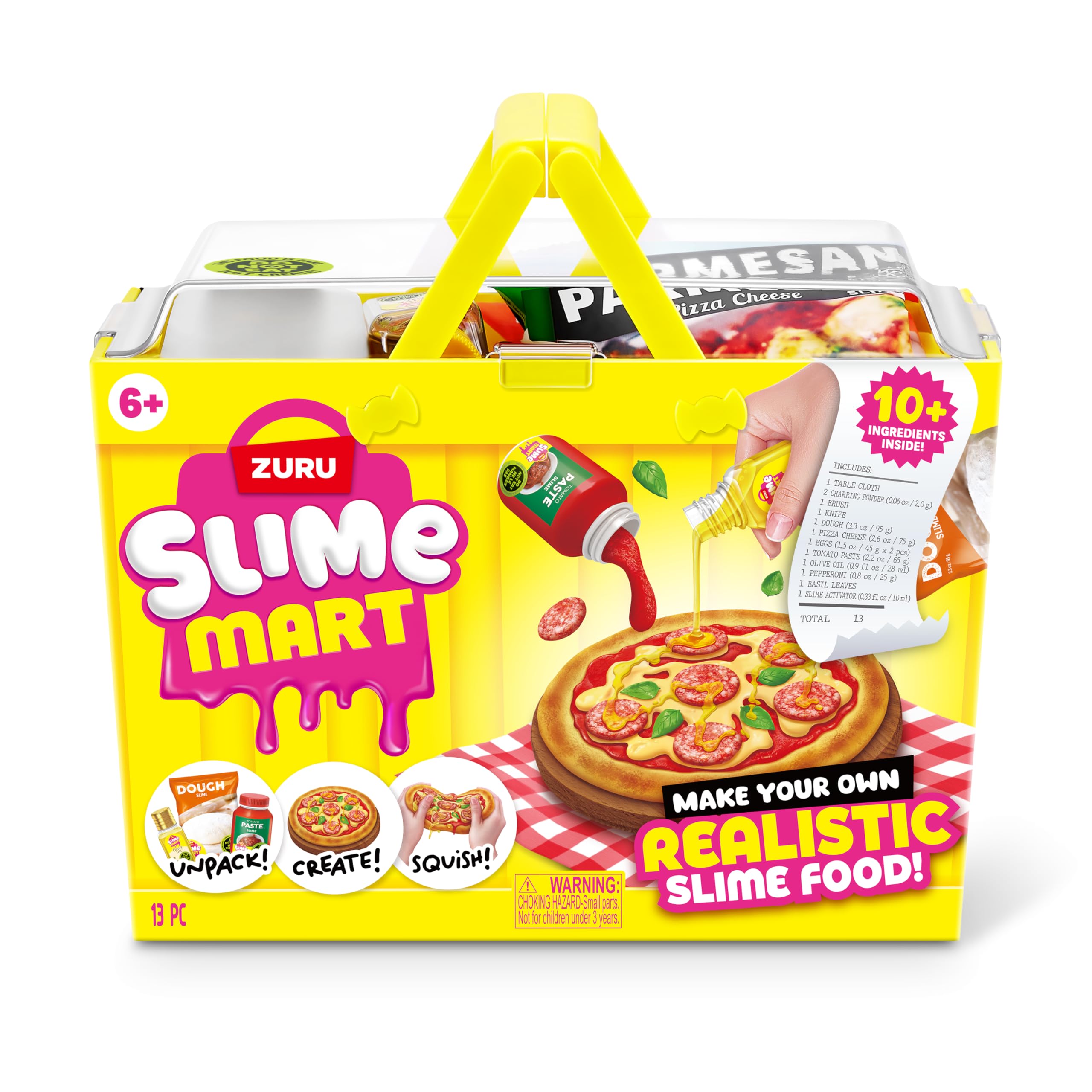 Slime Mart Small Basket by ZURU, Compound Slime Toy, Arts & Crafts