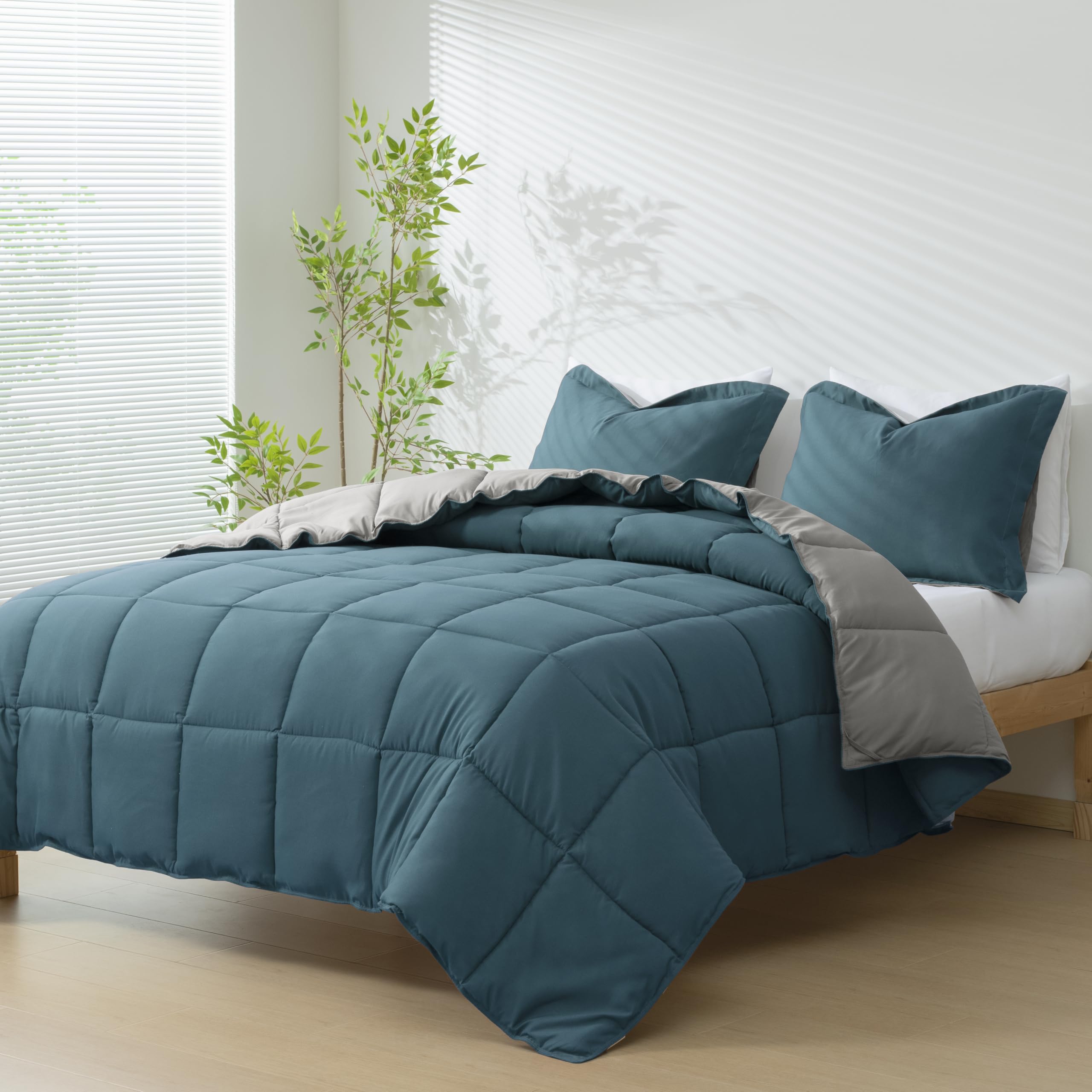 Green Queen Comforter Set - Relaxing Bedroom Style -13 Green Queen Comforter Set - Relaxing Bedroom Style -13