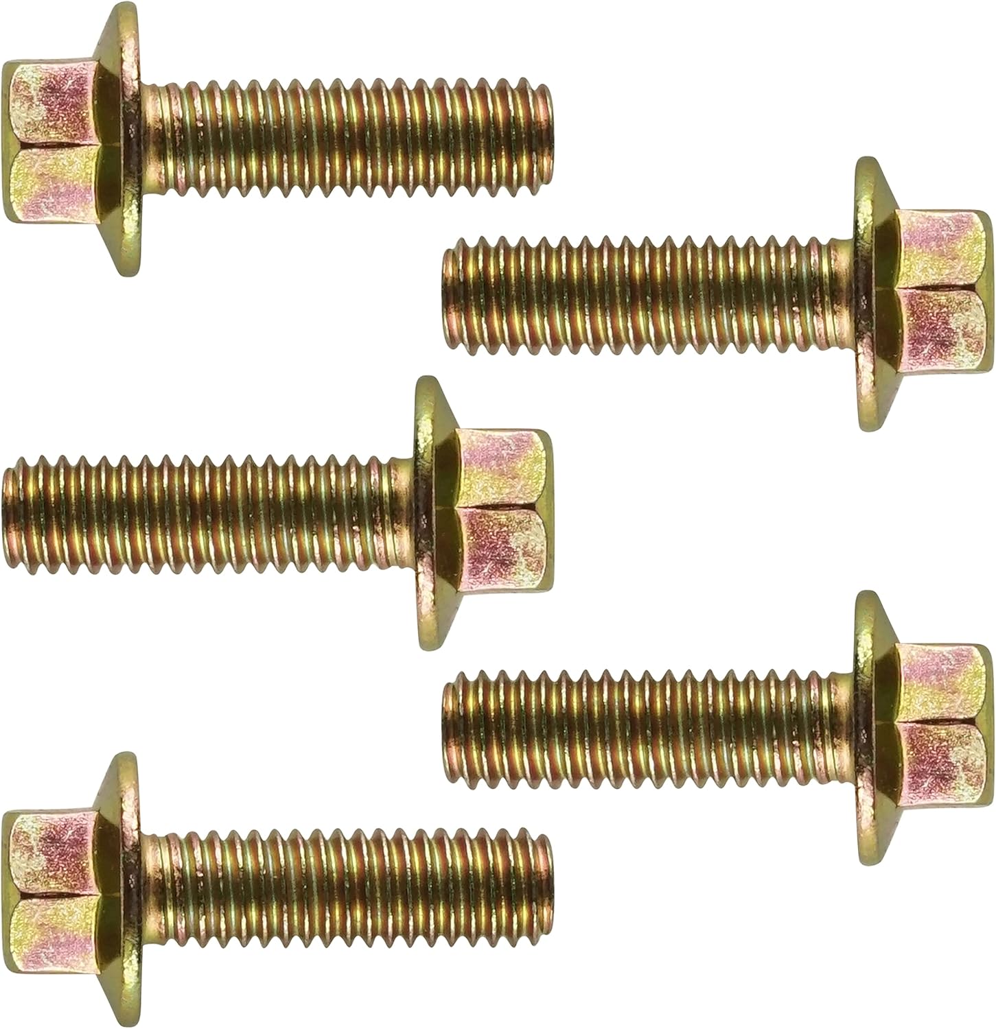 Caltric 5x Flanged Head Clutch Bolt M6x20 Compatible with Polaris General XP 1000 2021/7518576