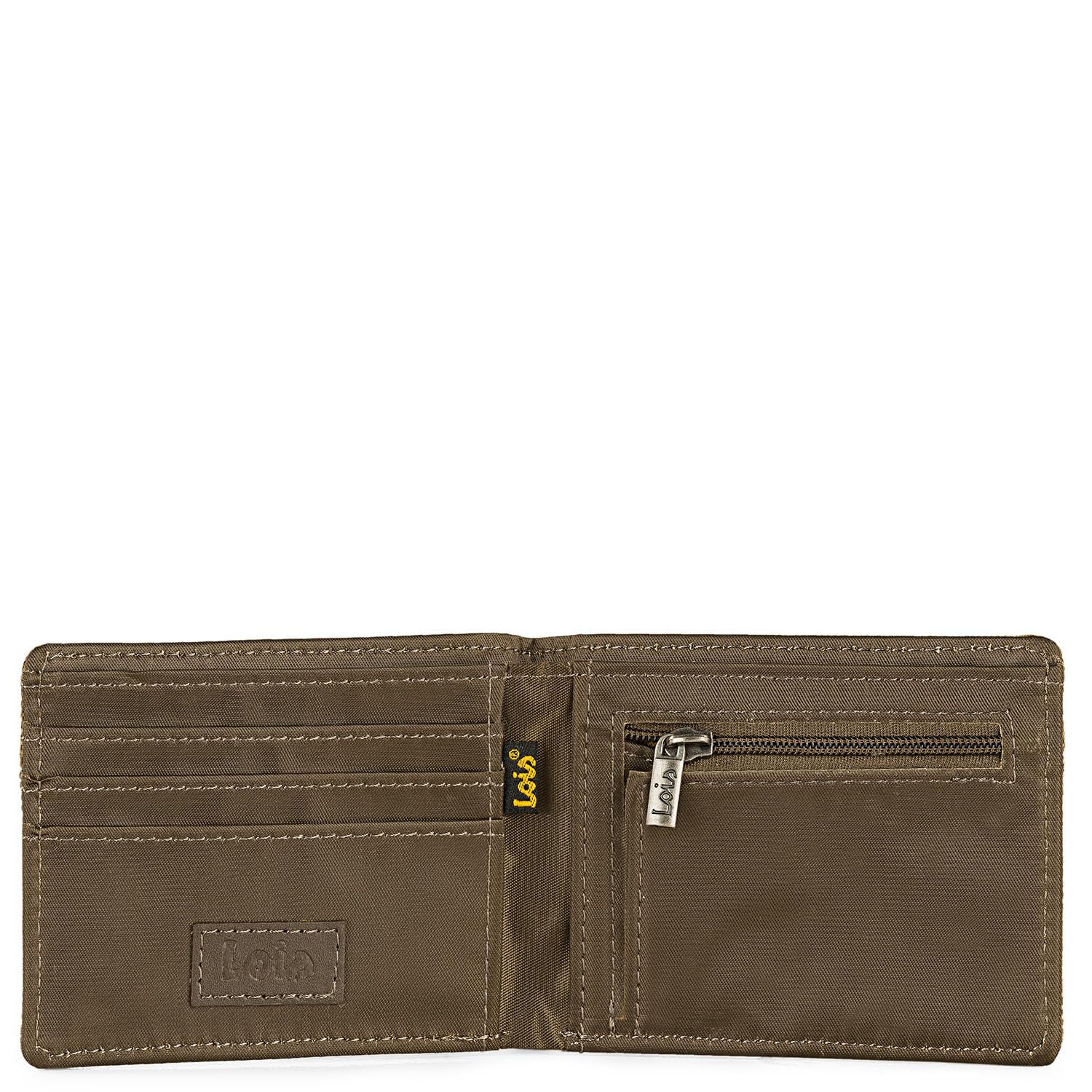 Lois Cartera Juvenil Polipiel Nylon Resistente Chico Deporte Casual Bolsillo Monedero Cremallera