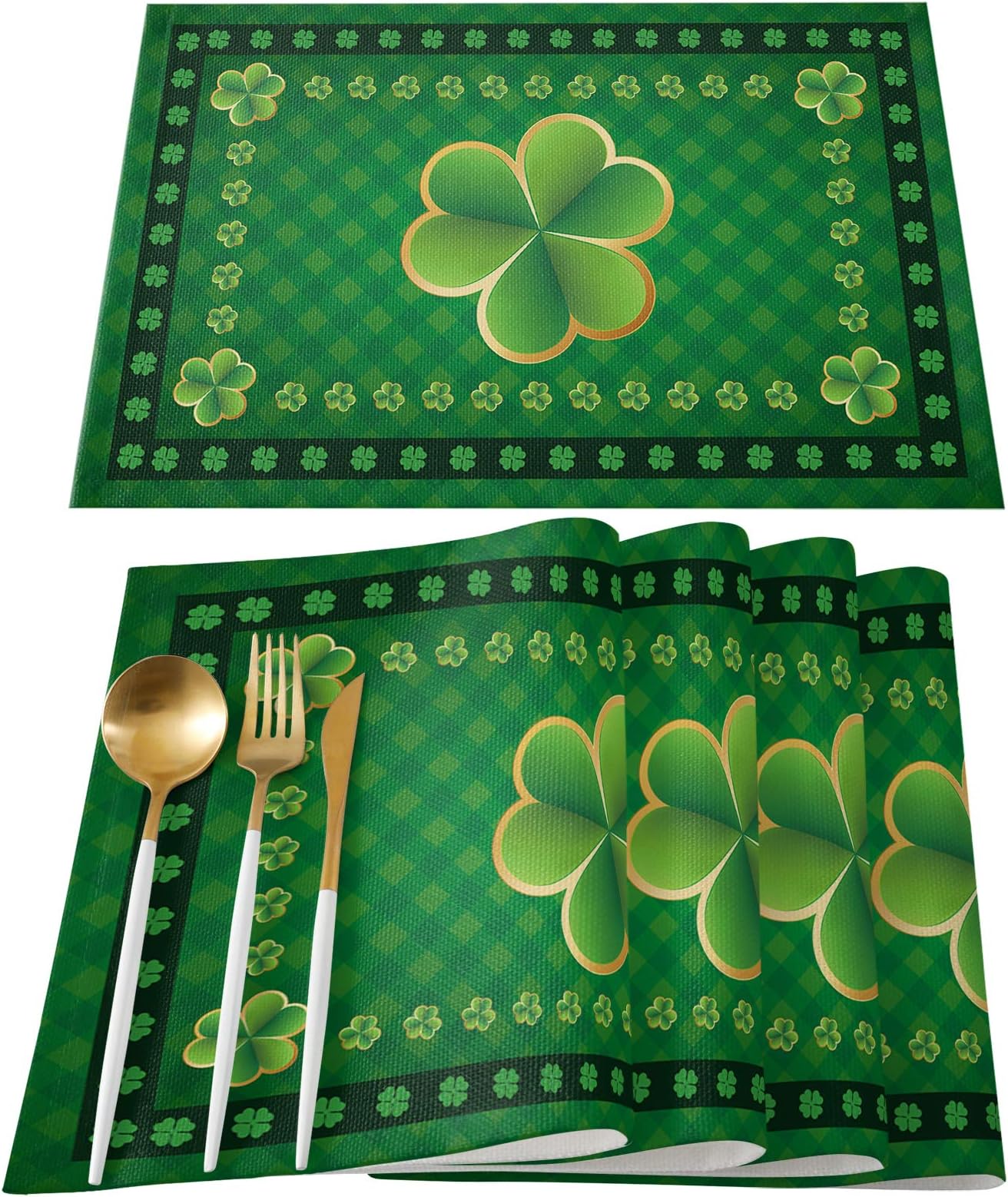 Christmas Placemats Set of 6 Place Mats Indoor with