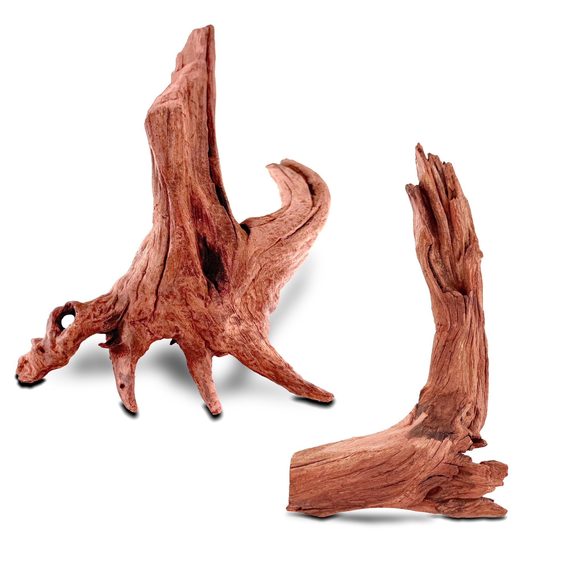 HEMYIS Natural Wood Driftwood for Aquarium Fish Tank Decor,Assorted Driftwood Trunk Branch for Reptile Tank Decor (MOP-ZYM Driftwood (8 to12 Inch)-