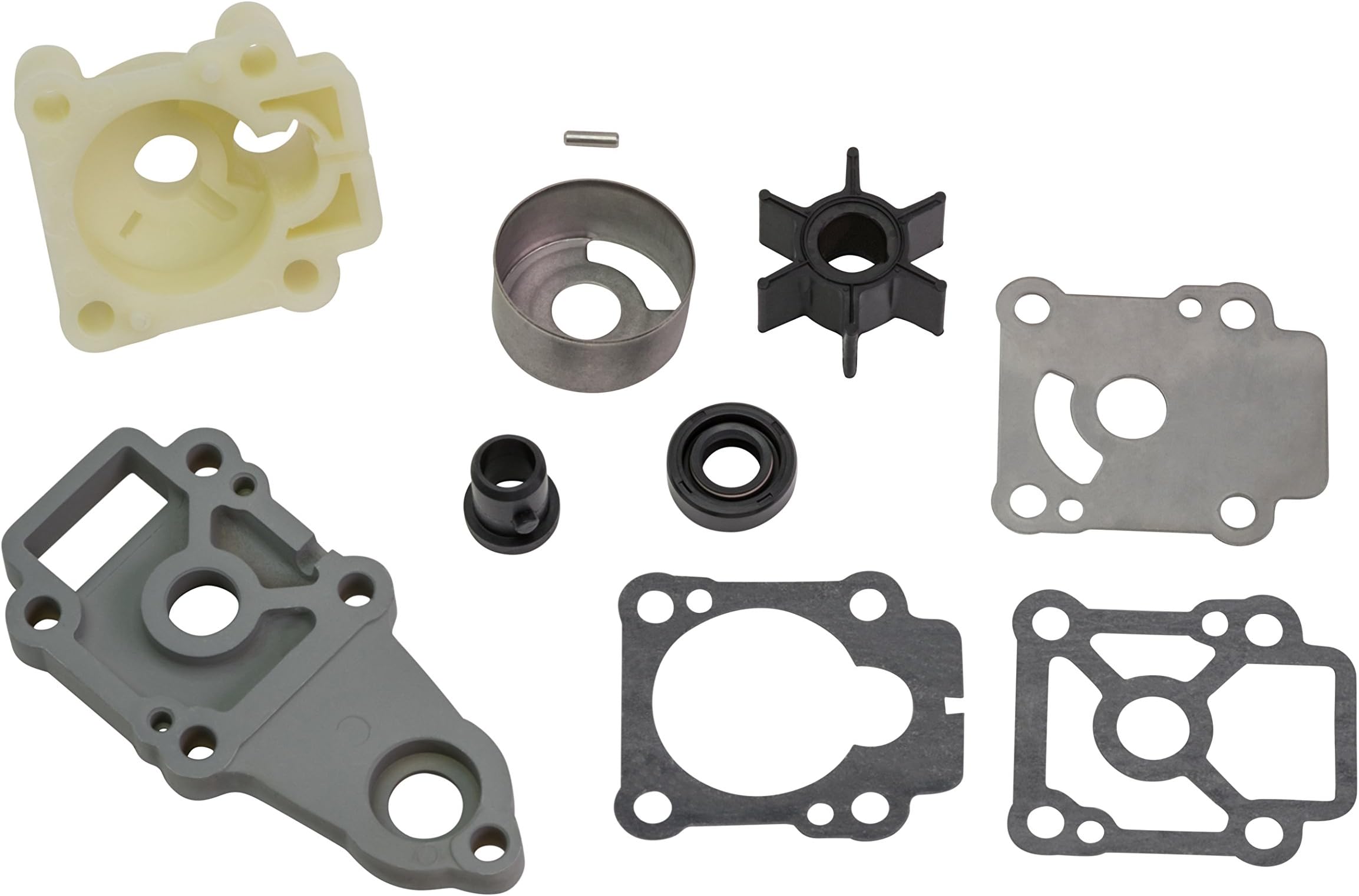 Quicksilver803750A03 Replacement Water Pump Kit for Mercury and Mariner 8-9.9 Hp 4-Stroke Outboards