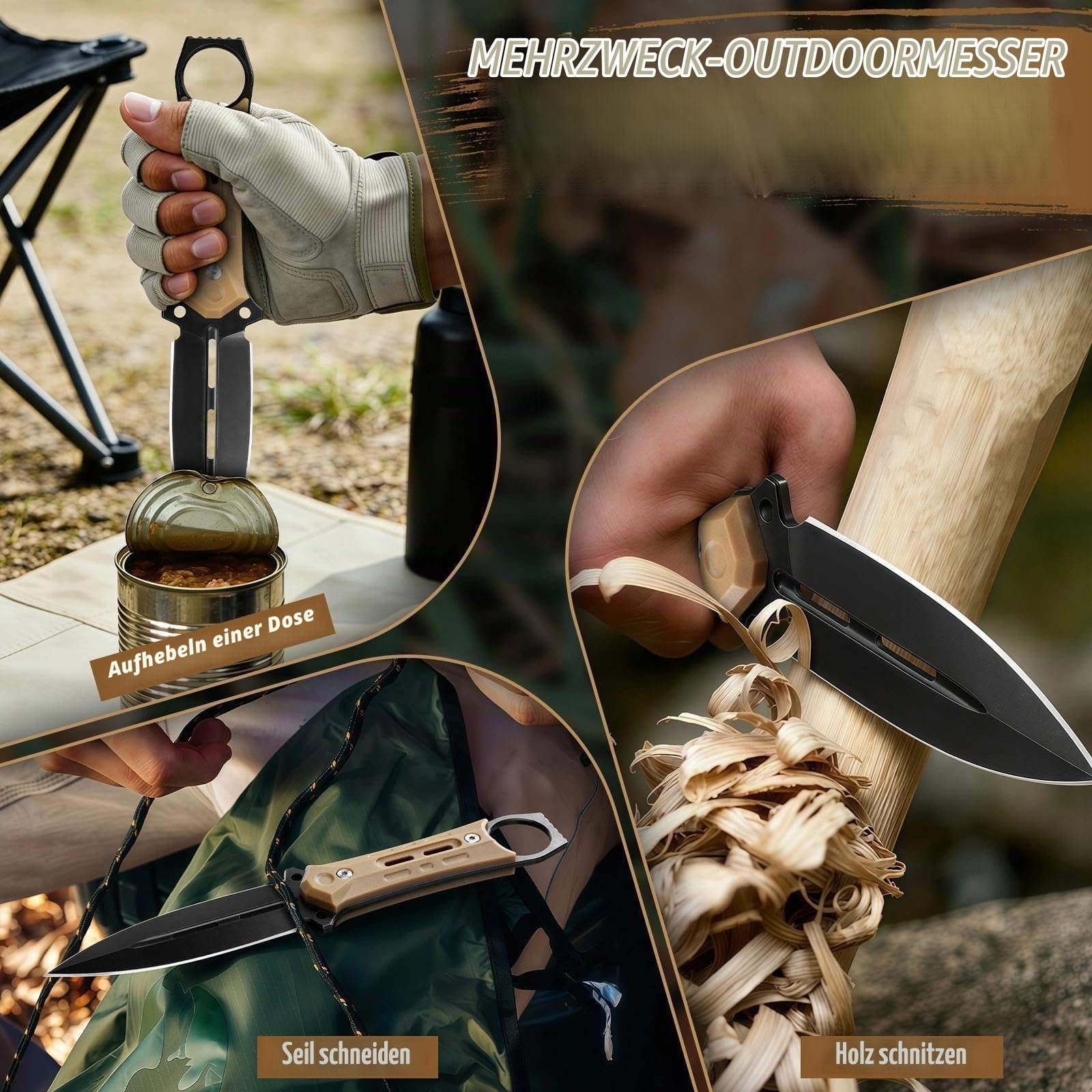 Freelander Outdoor Messer und Japanische Machete Survival