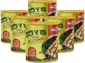 Rani Soya Tikka Achari 30oz (1.875lbs) 850g, Pack of 6, Ready for Cook ~ Easy...