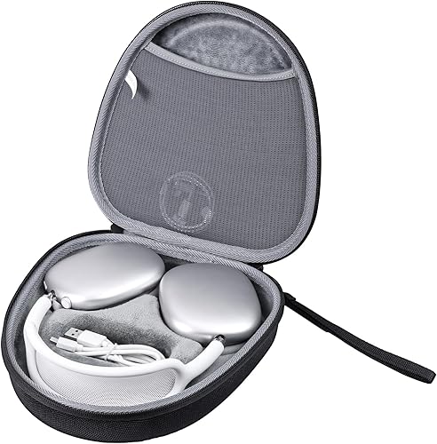 CENMASO - Funda rígida para Airpods Max, bolsa de almacenamiento para auriculares, antiarañazos y antipolvo, portátil, bolsa de viaje para Airpod