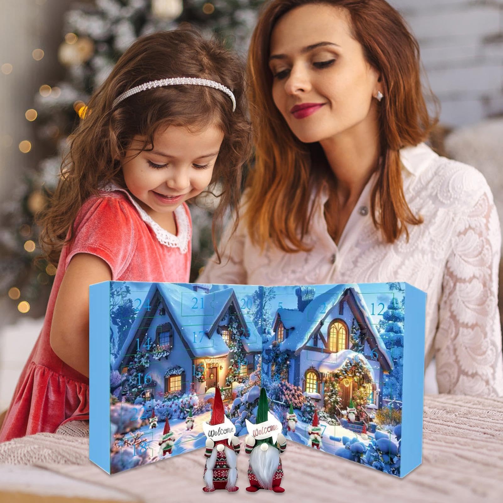 Calendario 'Avvento con di Natale, conto alla rovescia