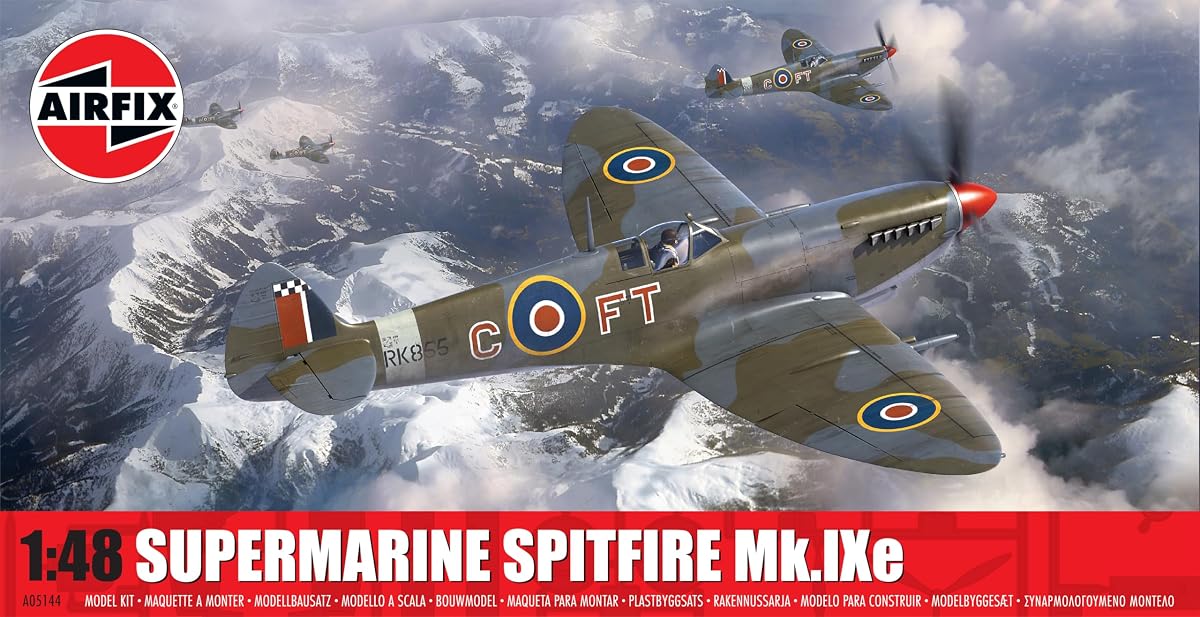 1/48 Supermarine Spitfire Mk.IXe modelo de plástico X5144 (avión)