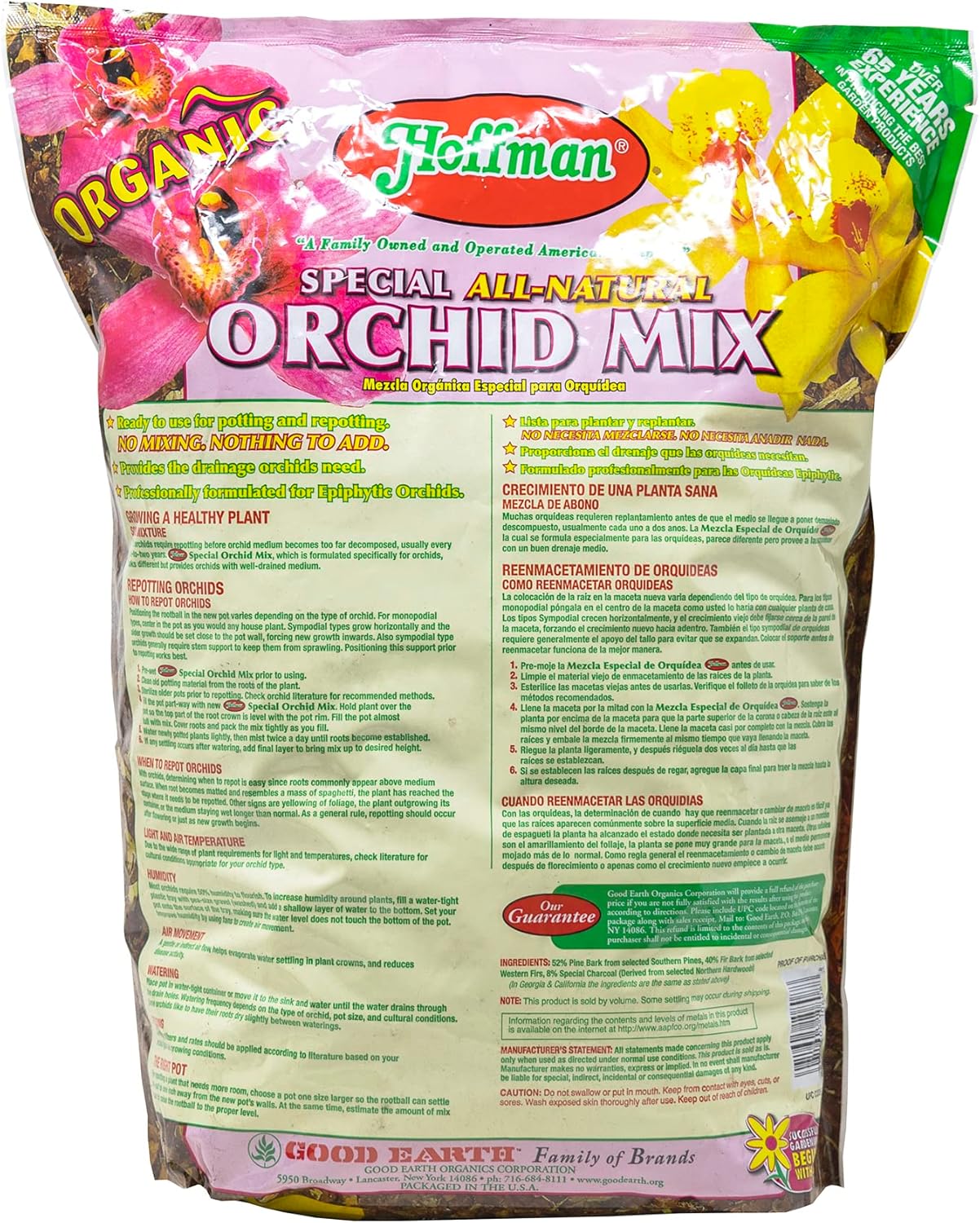 Hoffman 10808 Organic Special Orchid Mix, 8 Quarts
