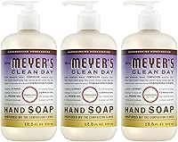 Mrs. Meyer's Compassion Flower Hand Soap Pack of 3, Essential Oils, Aloe Vera & Olive Oil, 12.5oz - Cruelty-Free Moisturizing Clean