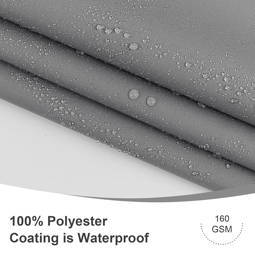 LOVE STORY Balcony Privacy Screen 100x600cm - Waterproof Balcony Railing Cover(PES),Dividing And Protective Screens For Balconies,UV Protection For Apartment Railings,Outdoor Garden,Cream