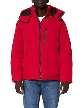 Armani Exchange A|X Mens 1991 Heritage Logo Hooded Puffer