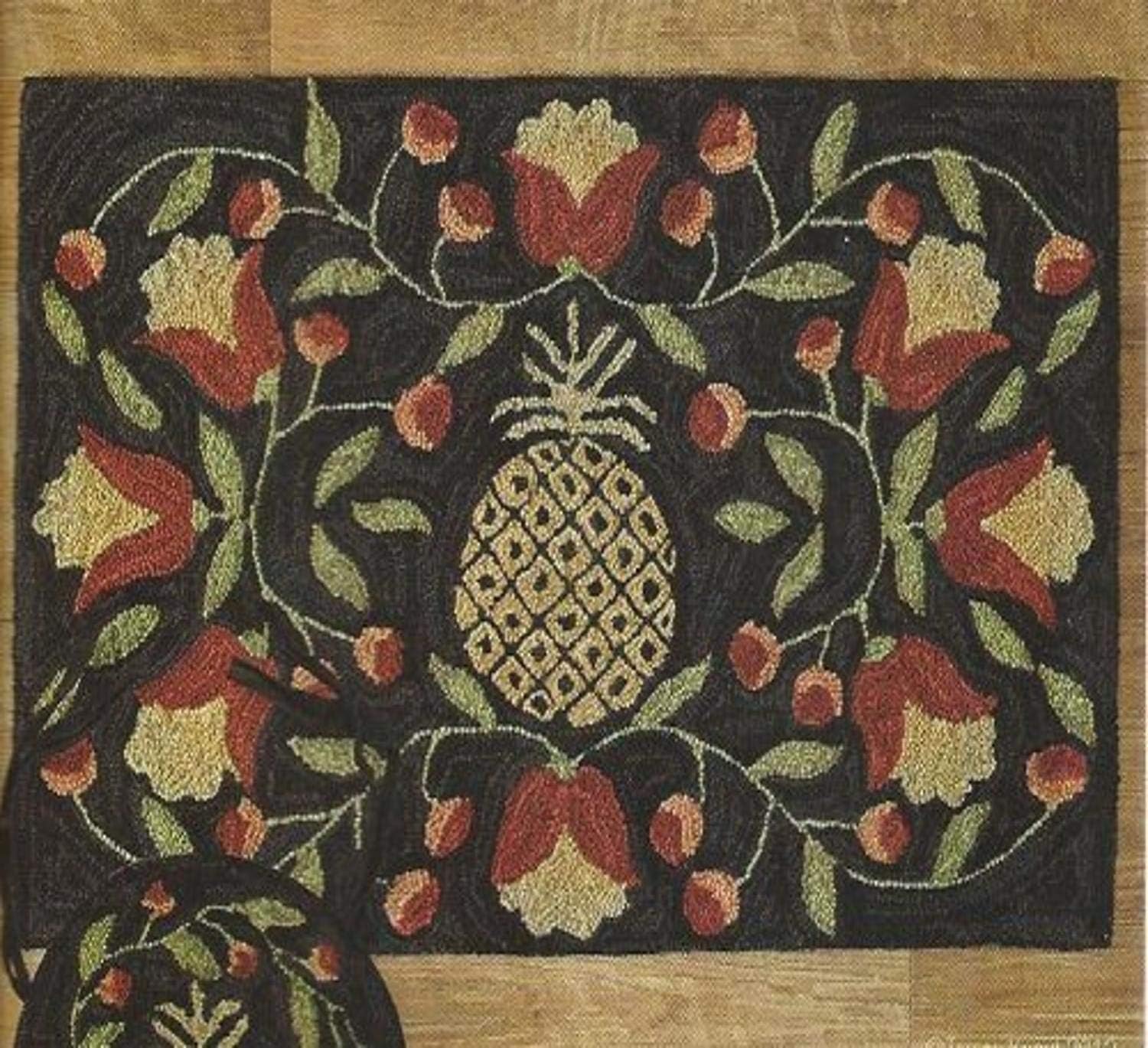 Amazon.com: Park Designs Pineapple Hooked Rug : Home & Kitchen
