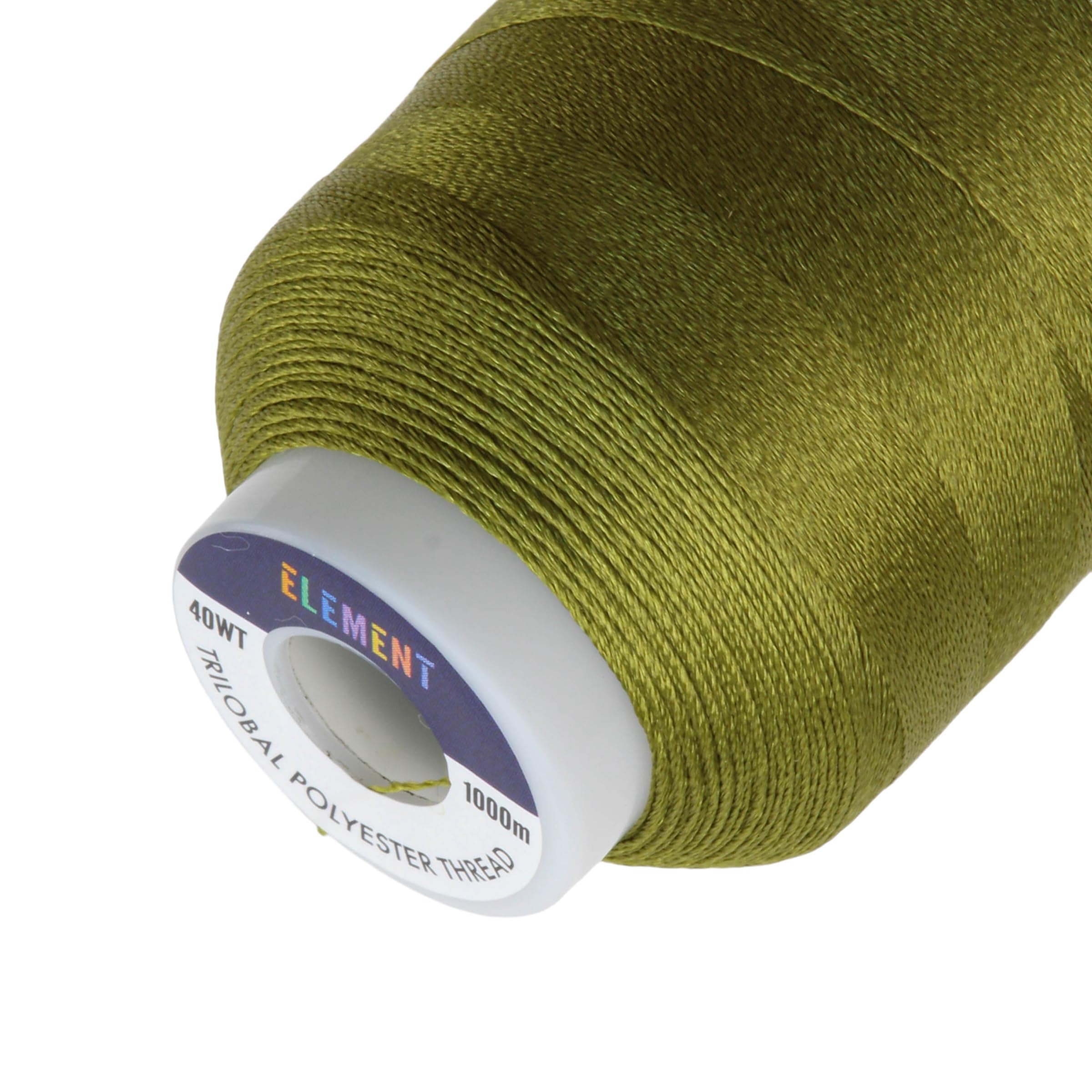 Element Thread Club 40wt Machine Embroidery Polyester Thread | 1000m (1049yd) | Glossy | Asparagus