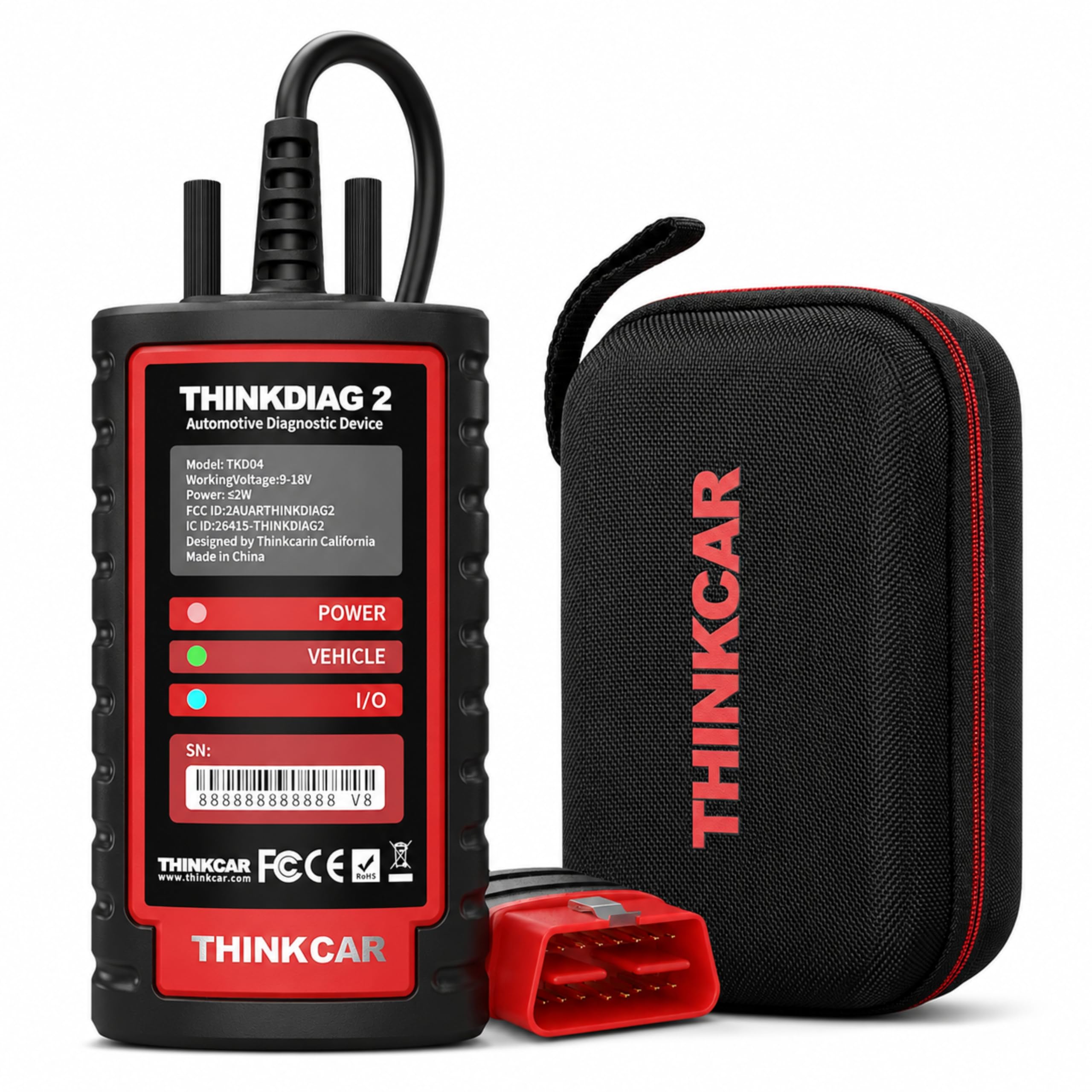 Race Diagnostics THINKCAR THINKDIAG 2 Bluetooth OBD2 Scanner, Full System Car Diagnostic Tool with ECU Coding, Bi-Directional Control, Active Tests, Auto VIN, 15+ Service Functions-image-46
