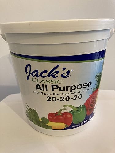 Jacks Classic - Alimento para plantas 20 20 20 20 4 libras
