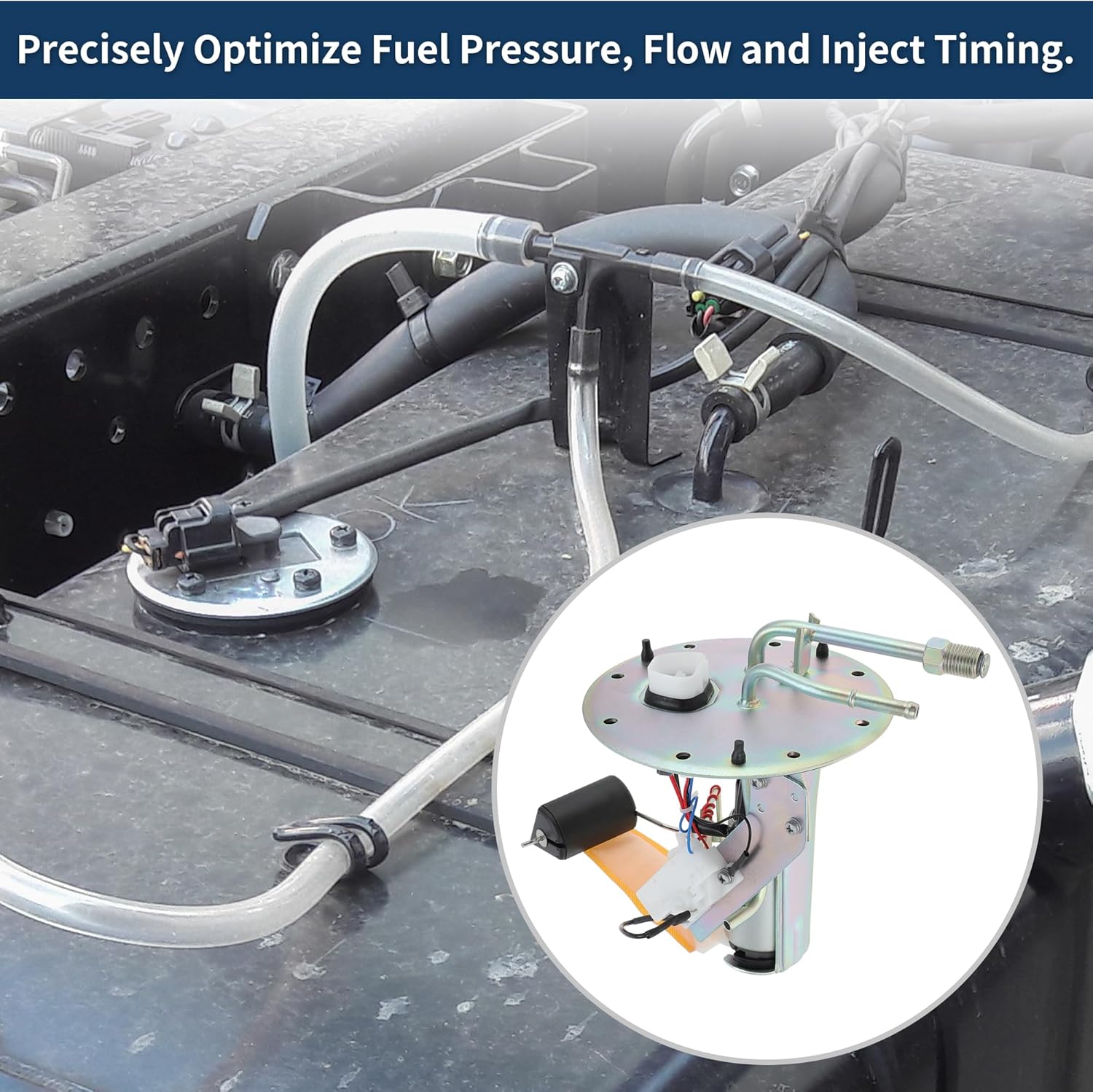 Fuel Tank Sending Unit for Toyota Corolla 1994-1996 1.6L 1.8L Fuel Pump Level Sending Unit Module for Geo Prizm 1993-1997 No.23206-02020