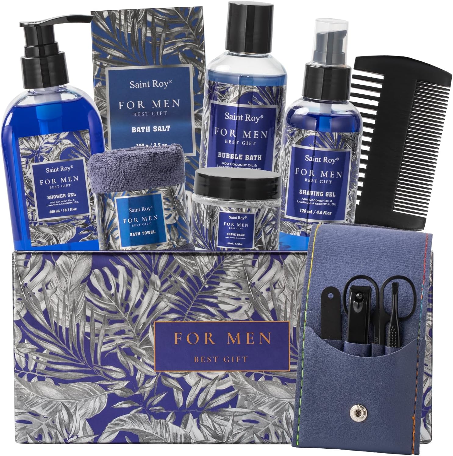 Amazon.com : Christmas Gifts Spa Kit for Men - Sandalwood and Oak ...