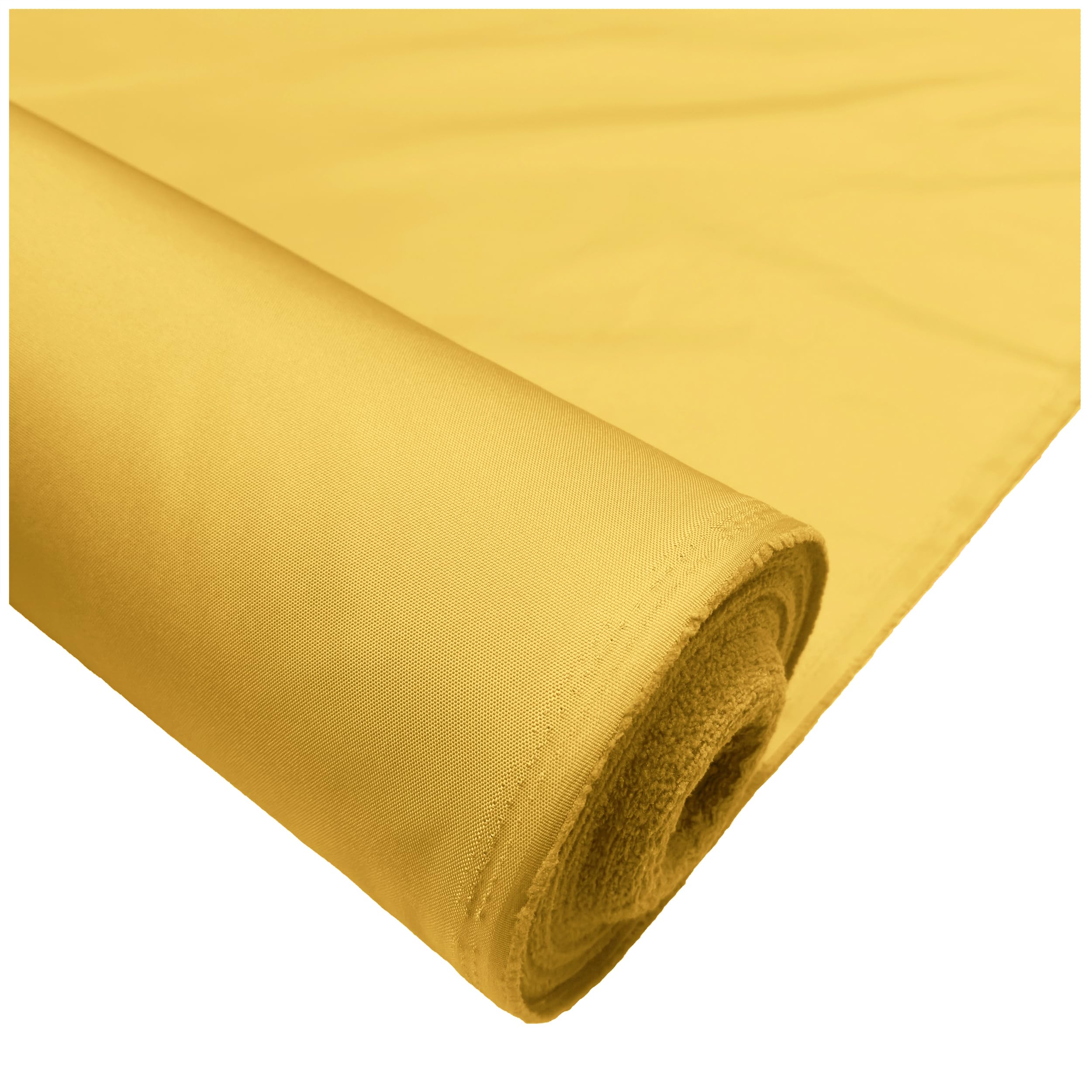 Yellow Waterproof 500D Canvas Fabric Heavy Duty PU Coated Outdoor Material – Coated Treatment Suitable for Garden, Upholstery, Covers & DIY Projects 1 Metre (100cm x 148cm)