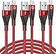 iPhone Charging Cable, 2M/2M/1M Lightning Cable, 3-Pack iPhone Charger, Cable, Fast Charging, MFi Certified iPhone Charging Cable, Anti-Disconnect Apple iPhone 14, 13, 12, 11, Pro Max, XS XR, X8, 7,