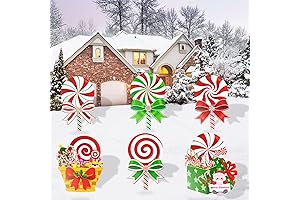 Enchanting Christmas Luminary Lollipops for Captivating Outdoor Decor