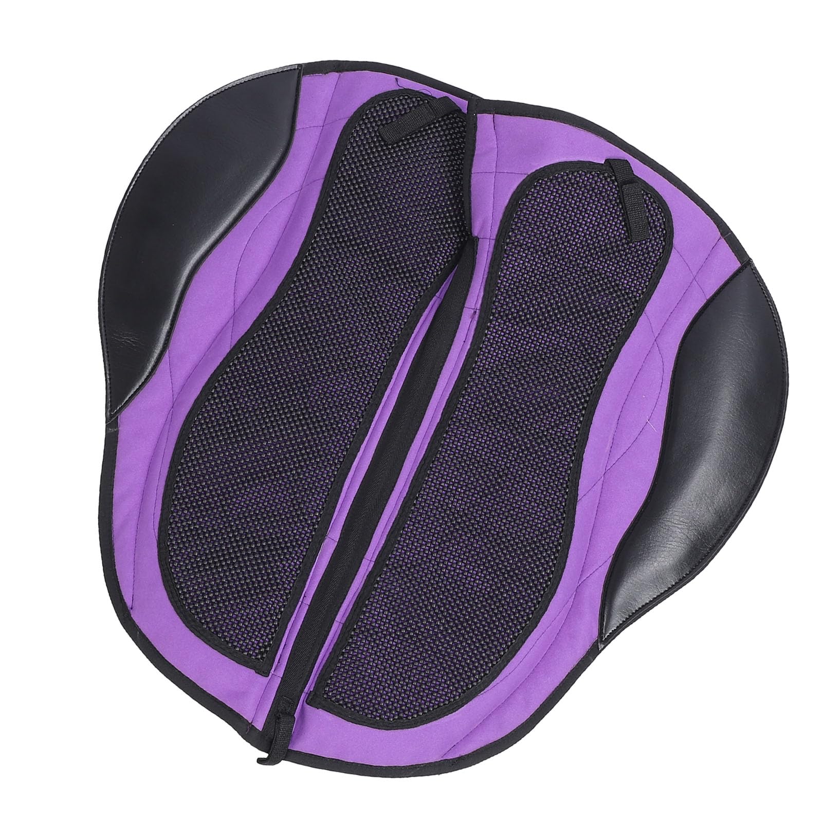 CHICIRIS Angielski Podkładka Pod Siodło, Pogrubiony, Amortyzujący Jagnięcy z antypoślizgową konstrukcją, Oddychająca, Pochłaniająca Pot Skóra z Mikrofibry do Sprzętu Jeździeckiego