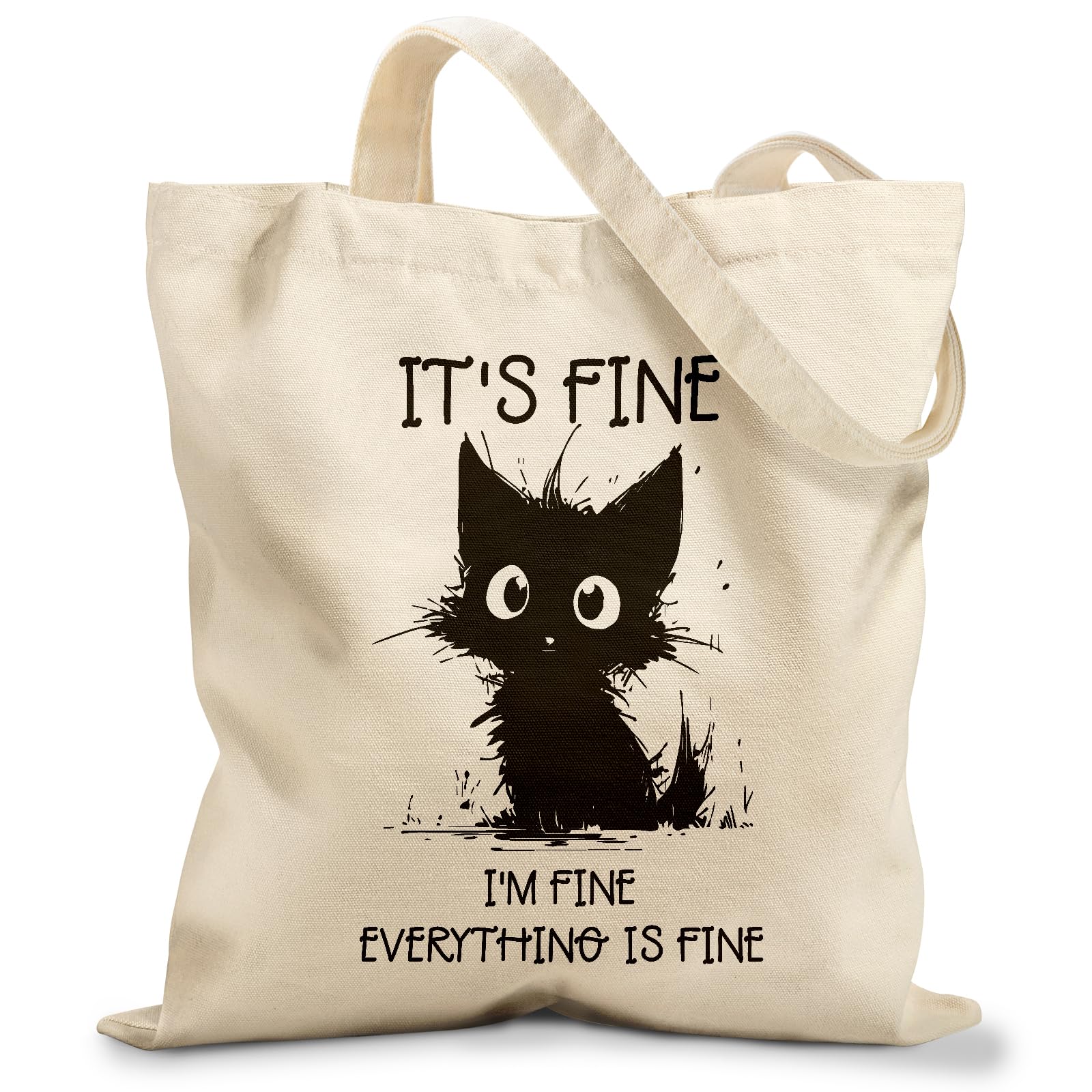 Miss Adola Cute Canvas Tote Bag for Women Girls Animal Lover