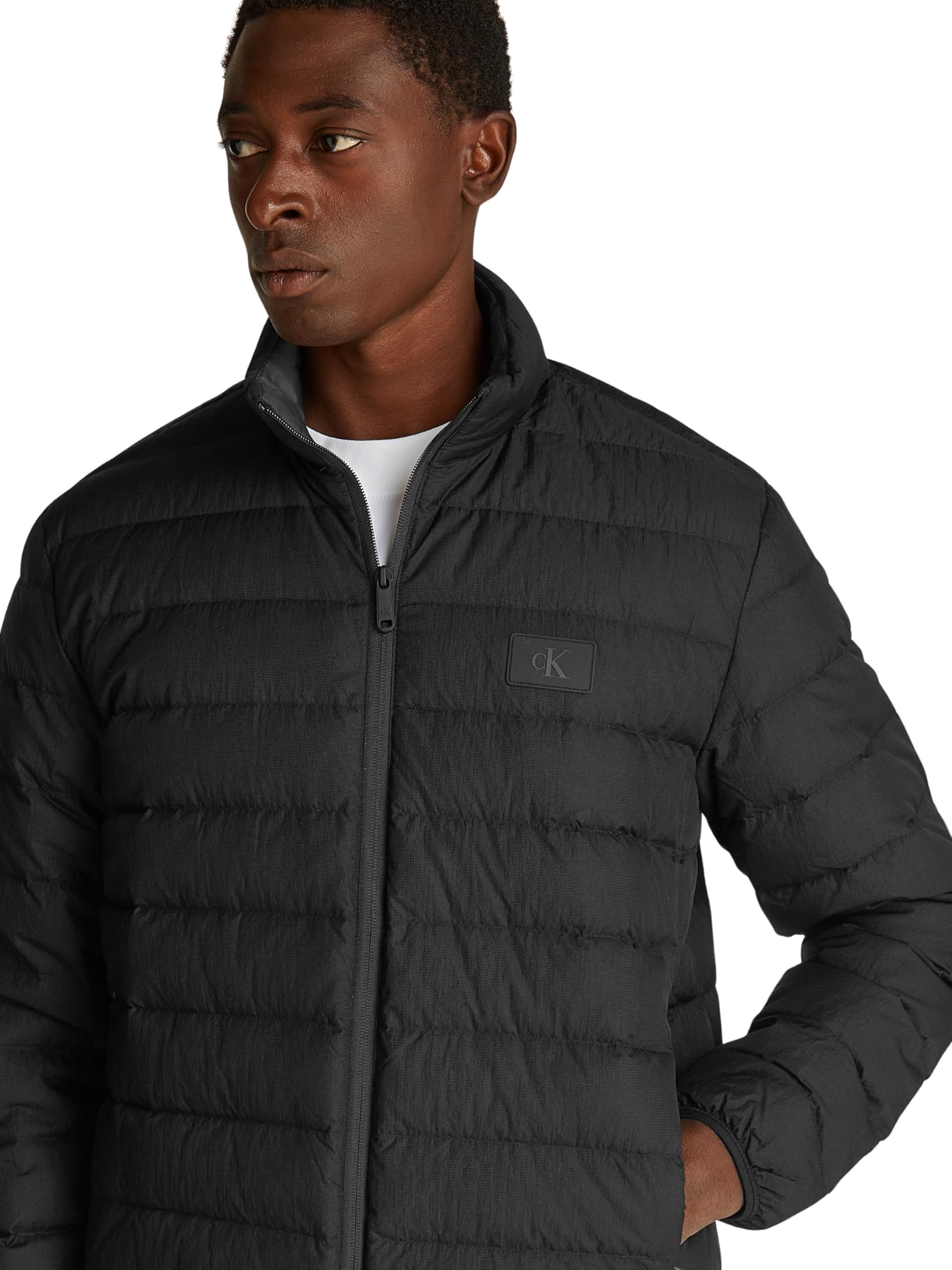 Calvin Klein Męska kurtka puchowa Ul Puffer, Ck czarny, XS