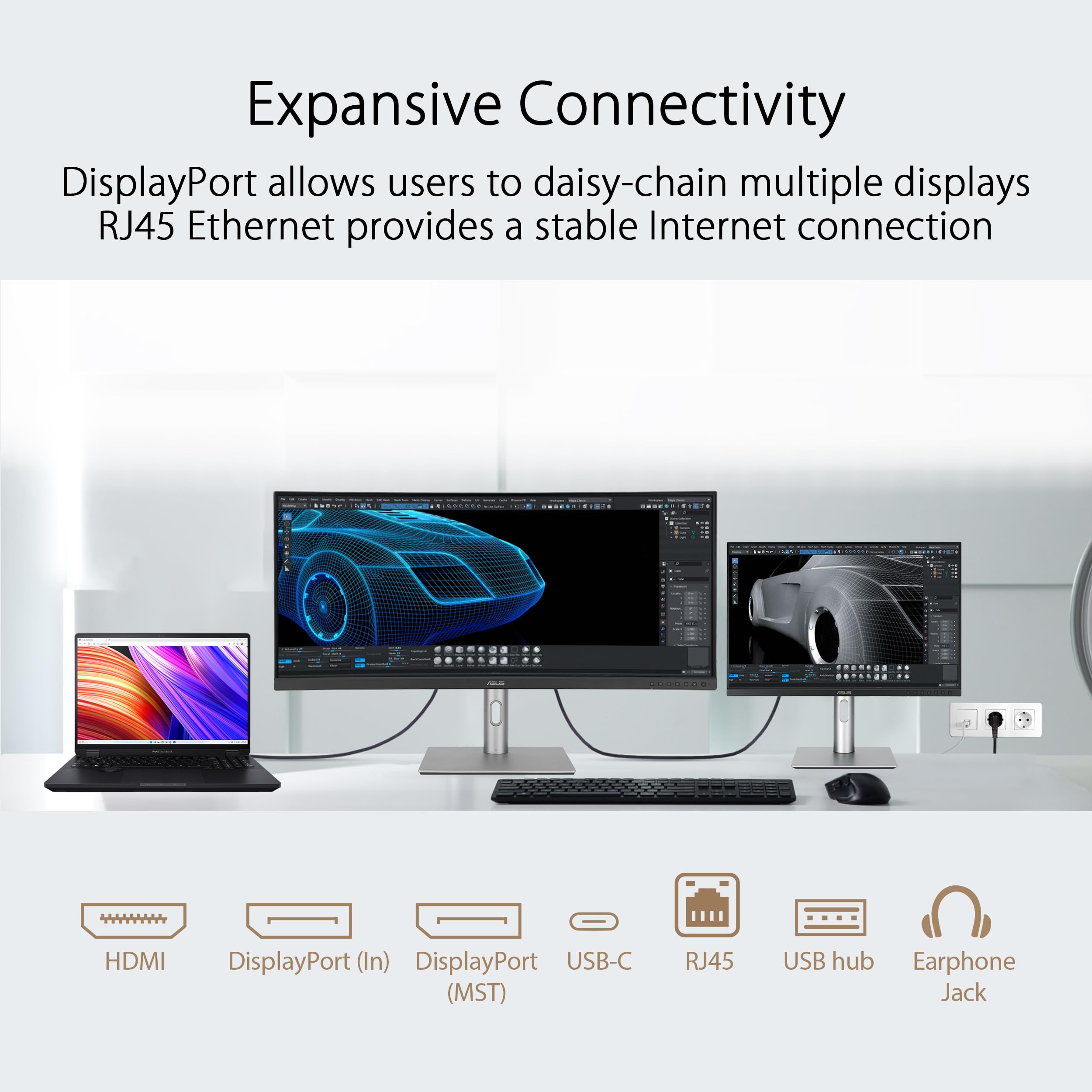 ASUS ProArt Display PA34VCNV Curved Professional Monitor, 34.1 ASUS ProArt Display PA34VCNV Curved Professional Monitor, 34.1