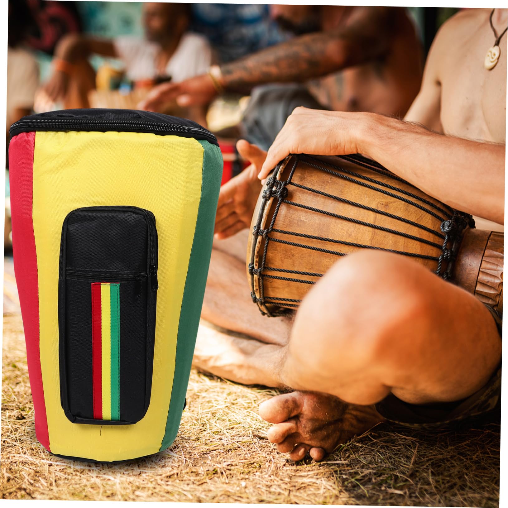 Djembe Tasche Rucksack mit Schultergurten für 10 Zoll Instrument