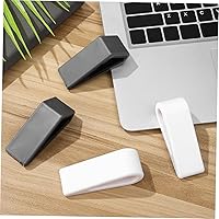 Vista 7 de Veemoon 4 soportes ajustables para computadora portátil, antideslizante, soporte elevador para escritorio, soporte universal ventilado