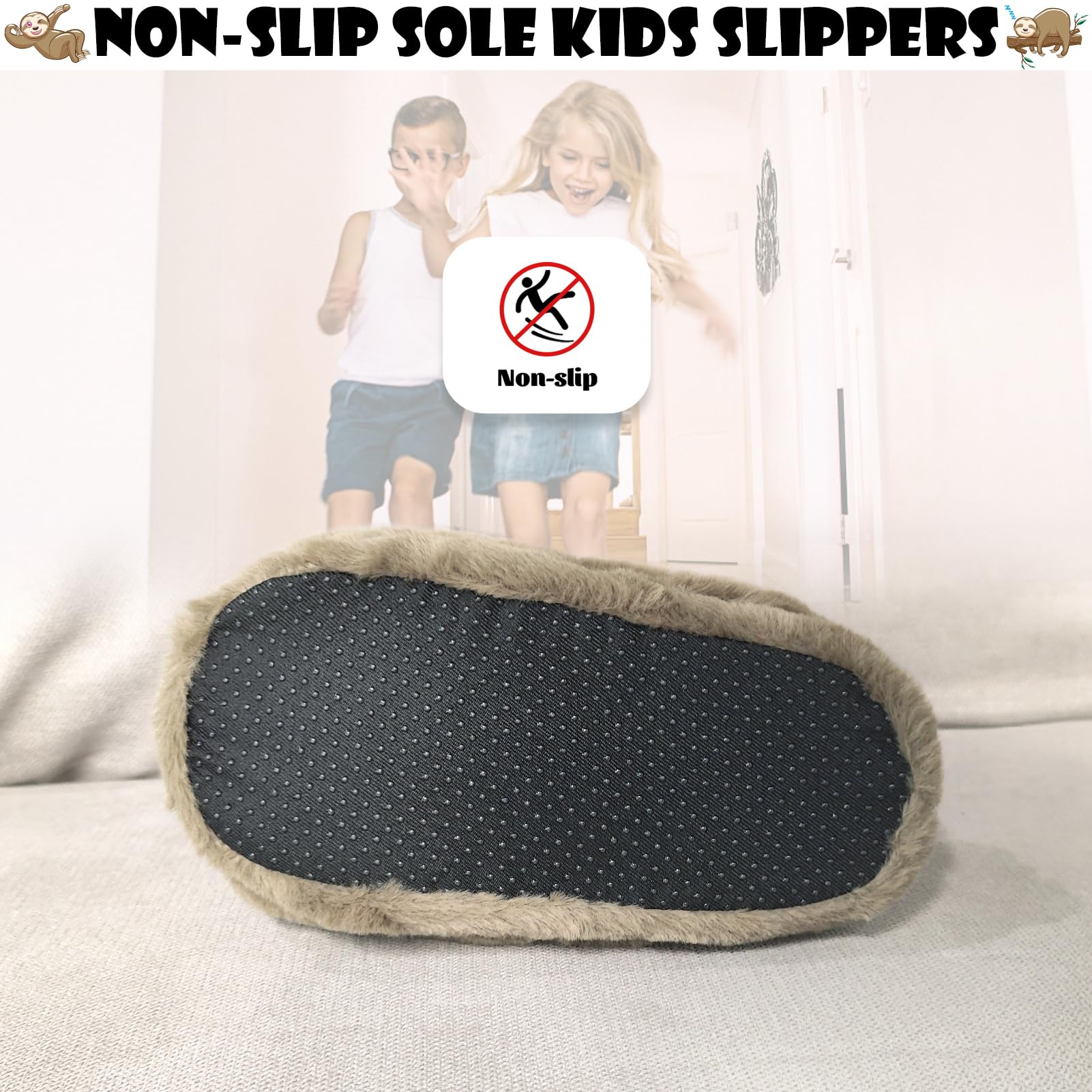 Pantuflas de gato para niñas y niños, pantuflas esponjosas de casa, regalo para niños, pantuflas de animales lindos con gatos, pantuflas de talla única para niños, regalo de gato para