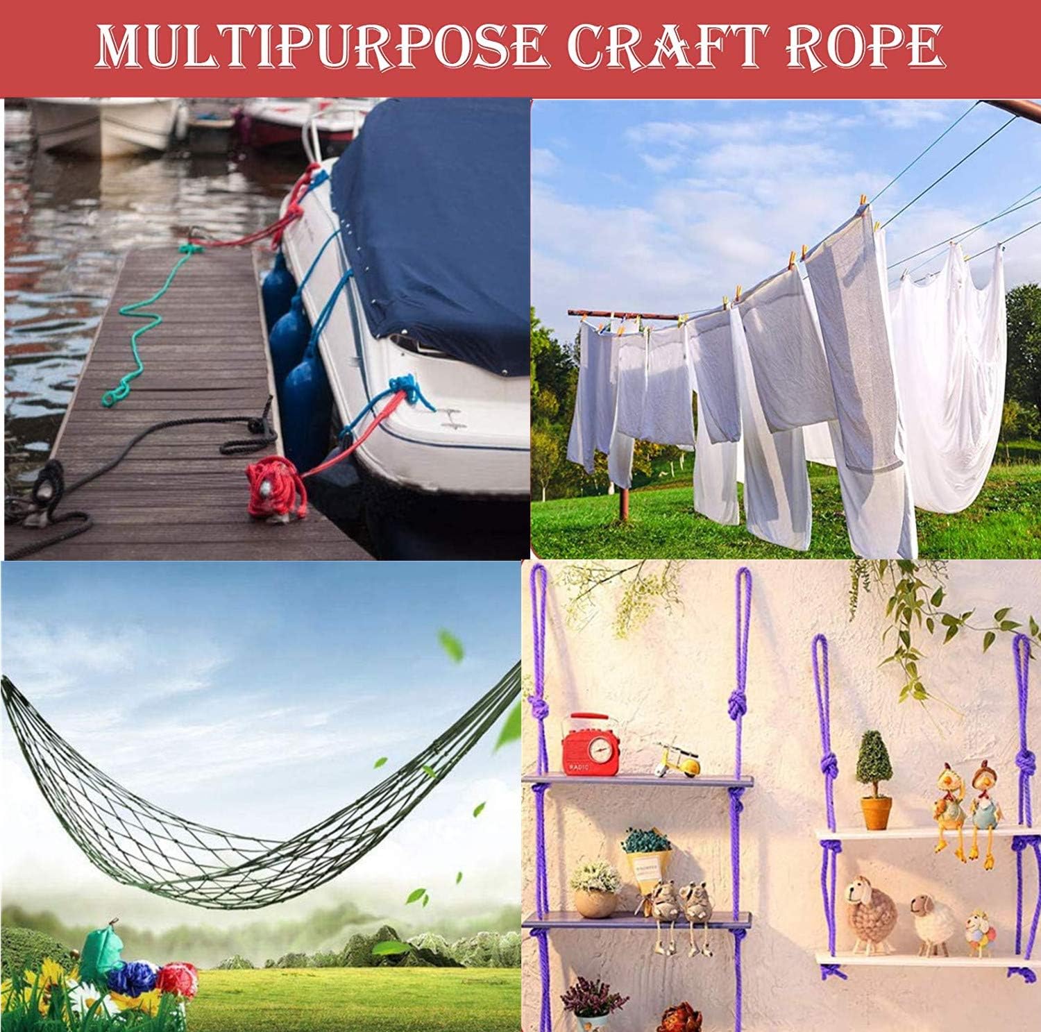 Namee 32 feet/10m BDSM Bondage Soft Cotton Rope for Sex Restraints for Couples 8mm Soft Silk Rope Solid Braided Twisted Ropes Black