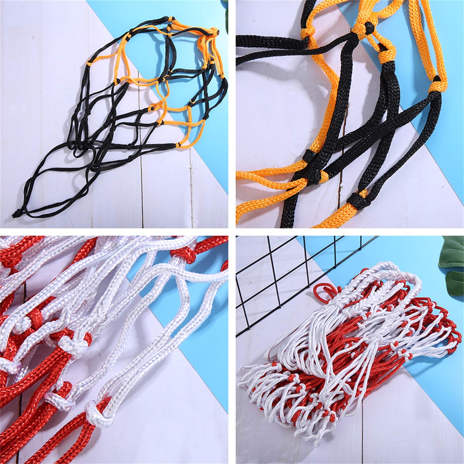 AMFUN Filet à Ballons Réutilisable 2Pcs - Grand Sac Maille Avec Cordon Pour Football, Basketball, Volley Et Rugby