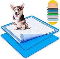 Vista 24 de TidyFriend - Paquete de 2 bandejas para orina de perro, se adapta a soportes de almohadillas para orina de hasta 24 x 24 pulgadas para perros, Rosa