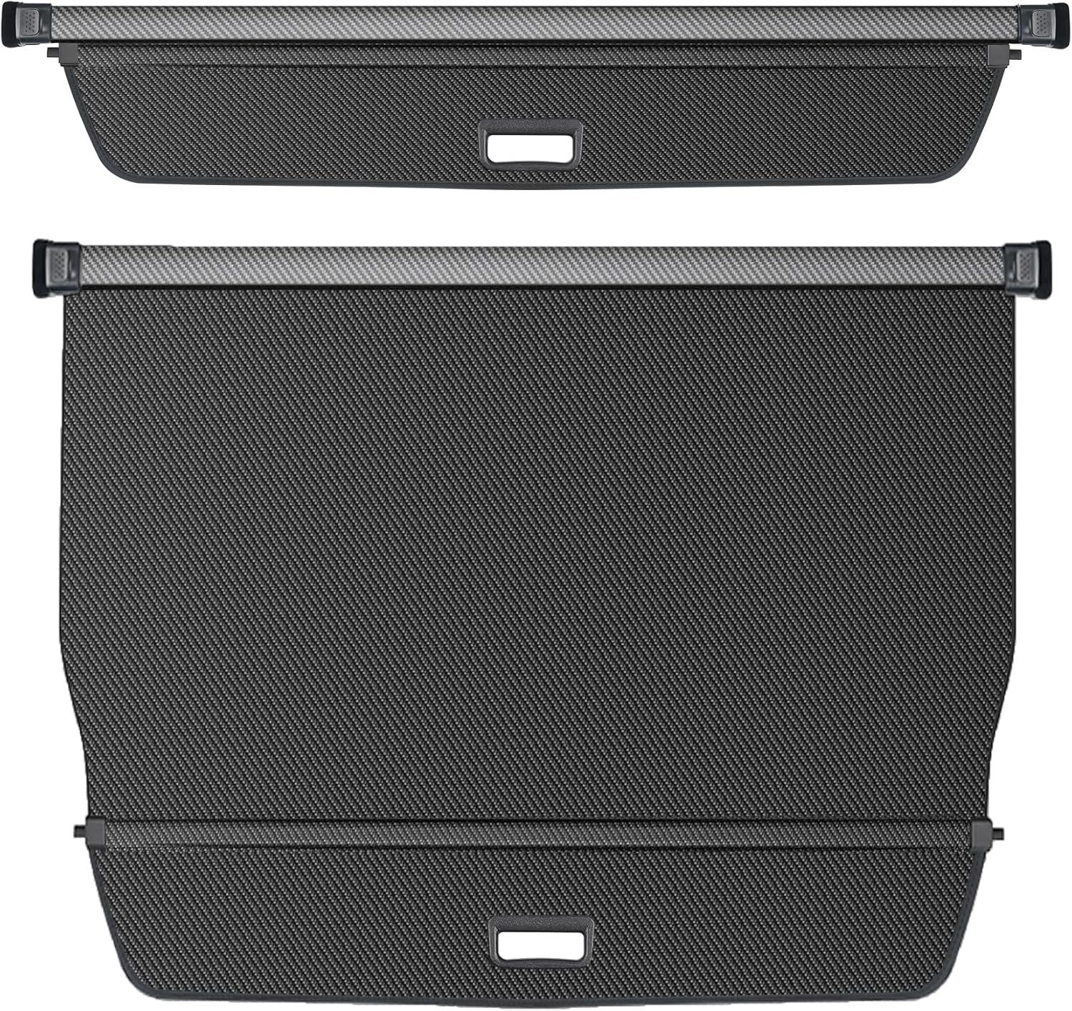 Carbon Fiber Cargo Cover for Volkswagen Tiguan 2018 2019-2024 2025,Retractable Trunk Shielding Shade for VW Tiguan Accessories,Cargo Luggage Cover
