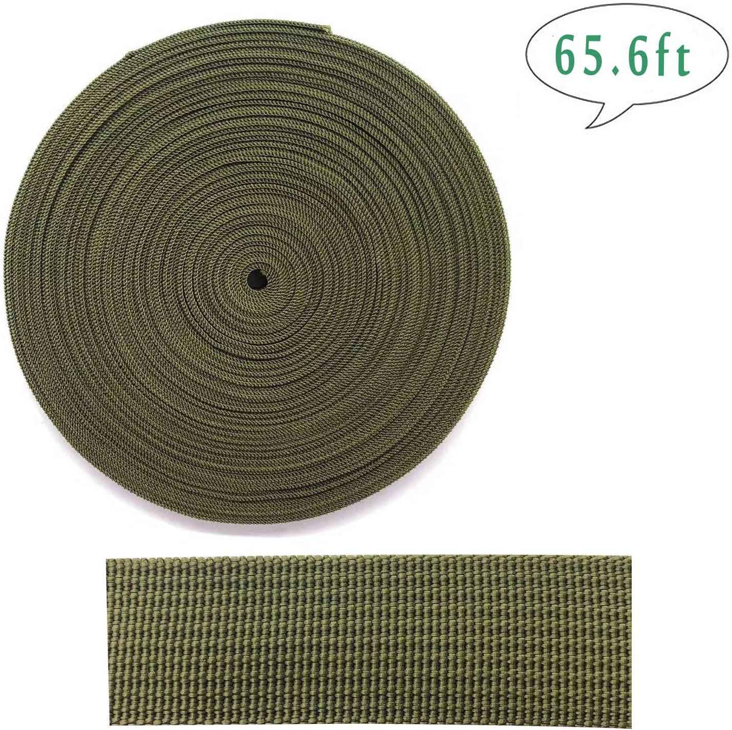 HanyHere 1 Roll 65.6 Feet Tree Tie for Plant Support Garden Strap 1 Inch Width Staking and Guying Material 1,800 Lbs Strength (Army Green) : Patio, Lawn & Garden
