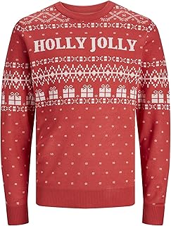 JACK & JONES JORHOLLY KNIT CREW NECK Triko Erkek