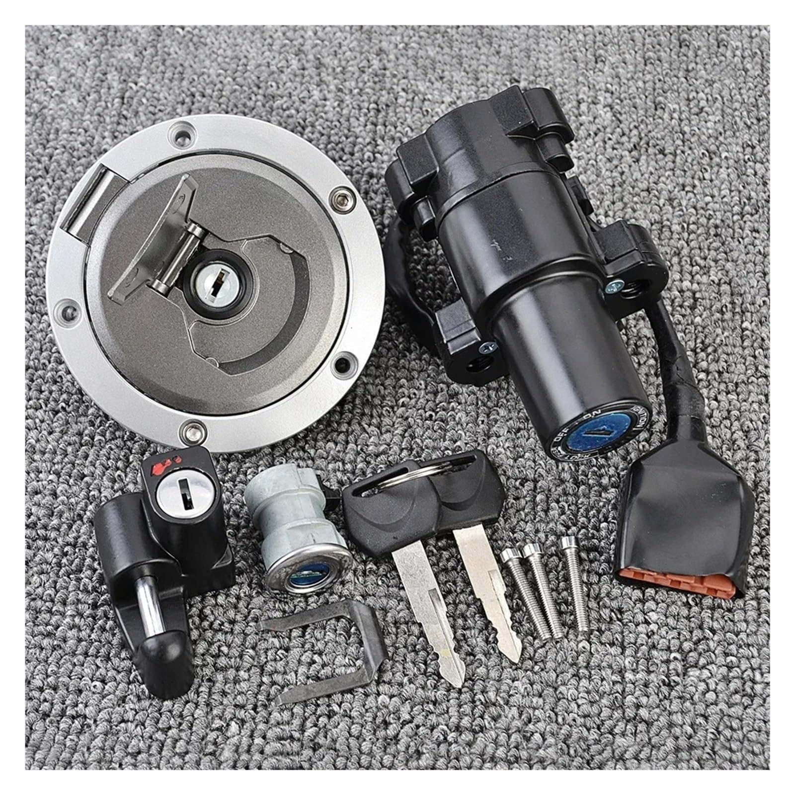 Blocco Accensione Per CRF250 Per CRF250RL Per Rally Tappo Carburante Gas Interruttore Di Accensione Serratura Del Sedile Con Kit Chiave OEM 35010-KZZ-J00 Blocchetto Accensione