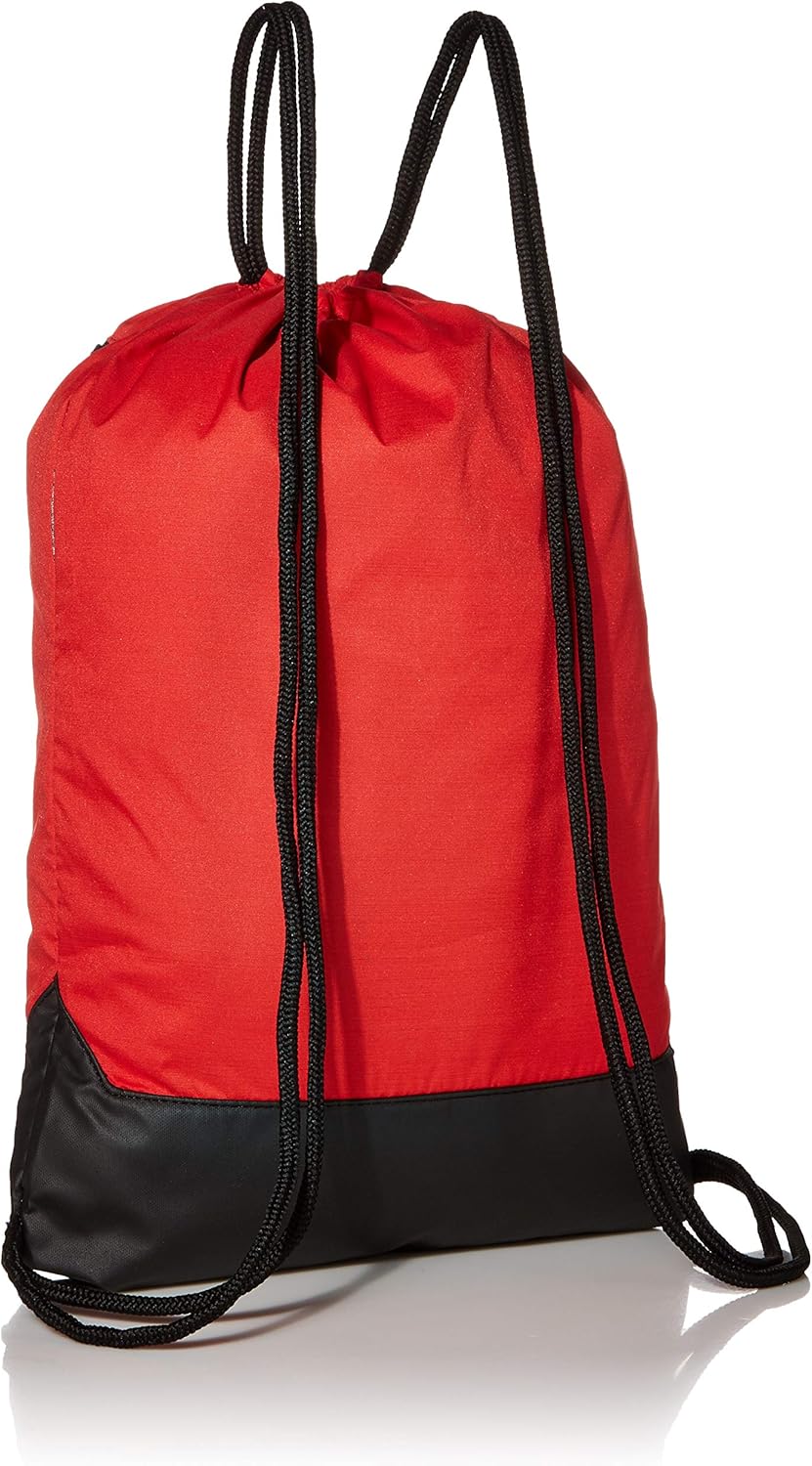 Nike Brasilia Training Gymsack, Drawstring Backpack with Zipper Pocket and Reinforced Bottom, Midnight Navy/Black/White : Clothing, Shoes & Jewelry