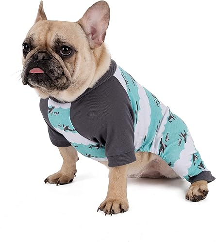 Miniatura 8 de Pijama Leveret, en combinación, de Navidad, 100 % algodón, talla XS-XXL, para perro